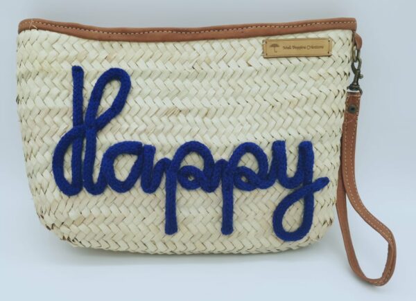 pochette zippée happy